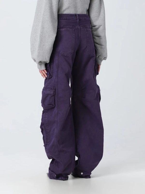 Plum Surge Pocket Pants - Cute 2000s Outfits, Y2K Fashion Inspiration