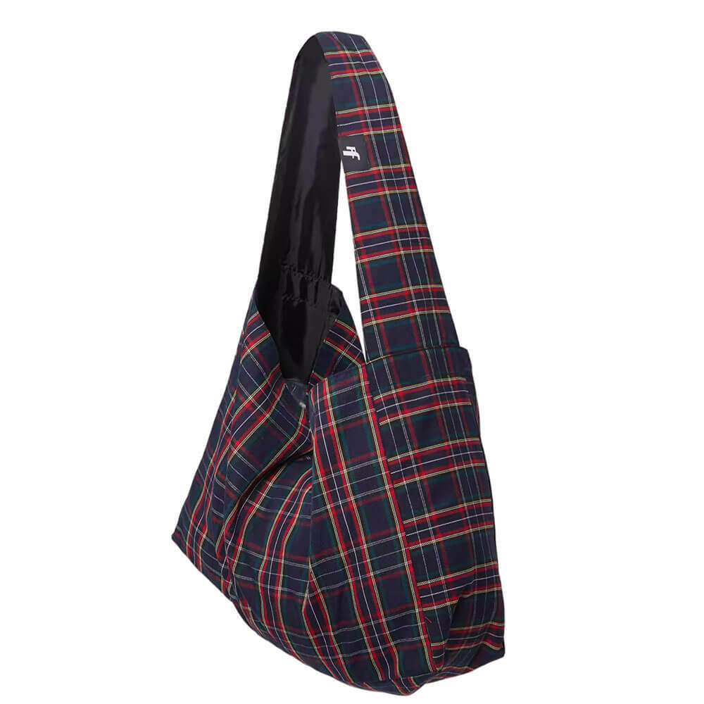 Preppy Style Plaid Tote Bag: Perfect for Spring Outfits & Casual Looks