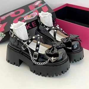 Punk Princess Platform Shoes: Perfect for Concerts, Outfits!