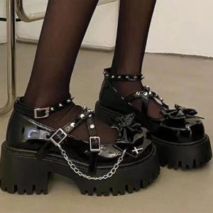 Punk Princess Platform Shoes: Perfect for Concerts, Outfits!