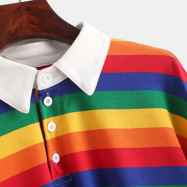 Rainbow Collared Top: Trendy Outfit Ideas for Spring & Beyond