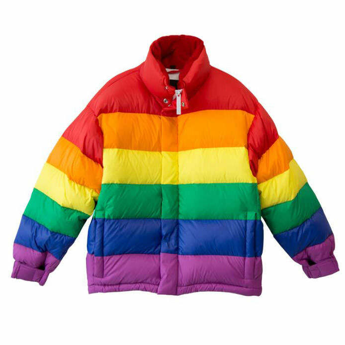 Rainbow Puffer Jacket: Trendy Spring Outfit Ideas for Every Occasion