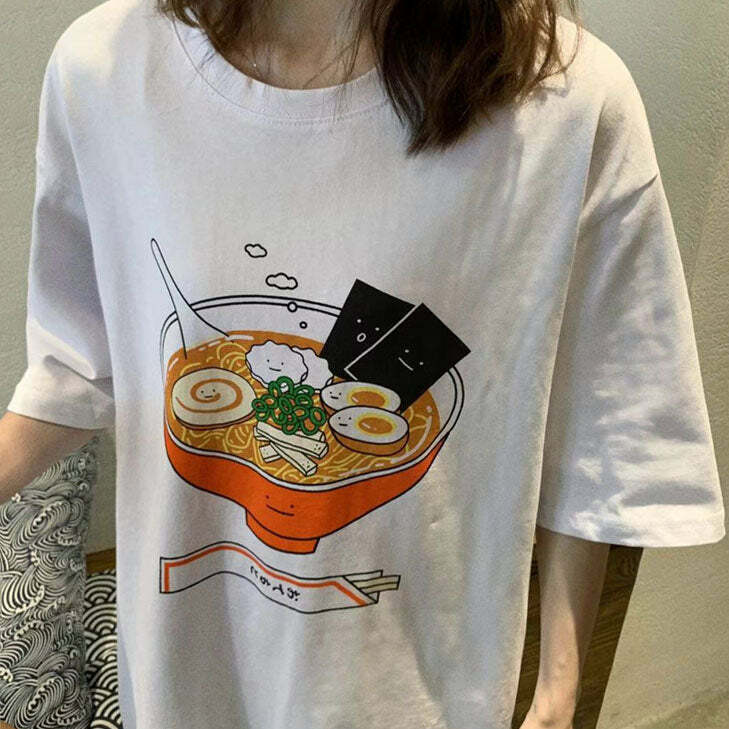 Ramen Noodles Tee - Cute 2000s Outfits, Y2K Fashion, McBling Style