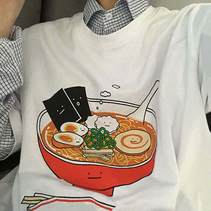 Ramen Noodles Tee - Cute 2000s Outfits, Y2K Fashion, McBling Style