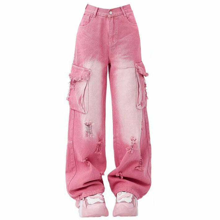 Rebel Pink Cargo Jeans: Trendy Outfit Ideas for Concerts & Casual Days