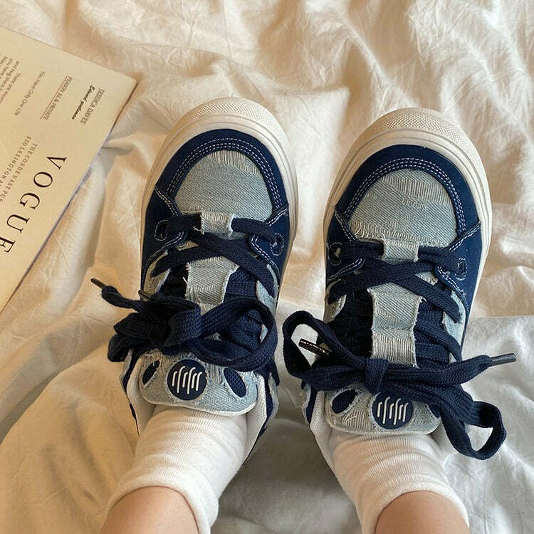 Retro Nostalgic Games Denim Sneakers for Trendy Outfit Ideas