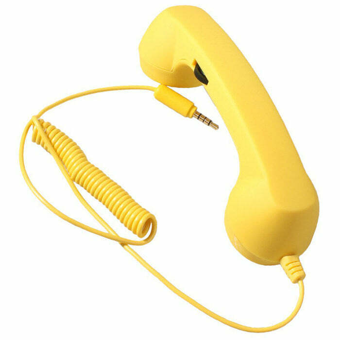 Retro Phone Handset: Perfect for Y2K Outfits & Vintage Fashion Inspo