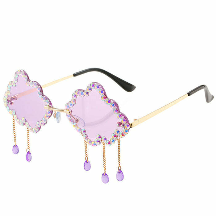 Rhinestone Cloud Glasses: Elevate Your Outfit with Stunning Accessories