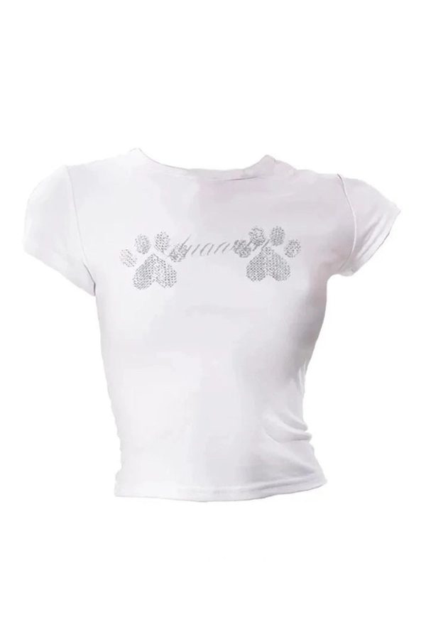 Rhinestone Paw Print Baby Top: Cute Outfit Ideas for Every Occasion