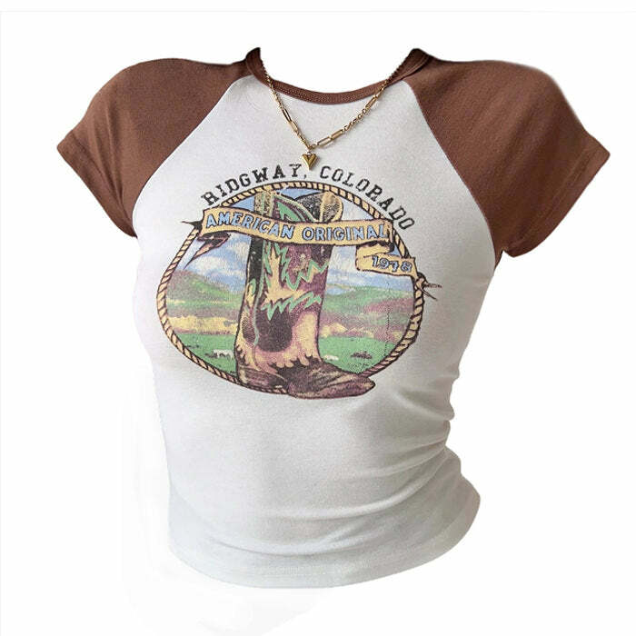 Ridgway Vintage T-Shirt - Cute 2000s Outfits, Y2K Fashion Inspiration