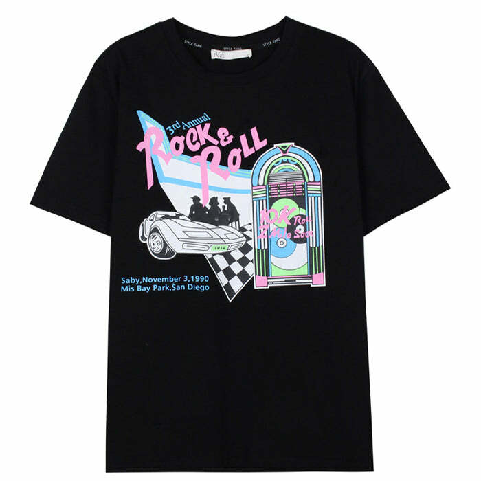 Rock N' Roll T-Shirt: Perfect for Concert Outfits & Casual Spring Looks