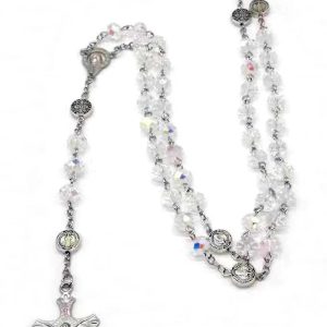 Rose Quartz Prayer Beads Necklace: Perfect for Spring Outfits & Date Nights