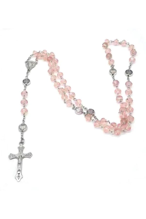 Rose Quartz Prayer Beads Necklace: Perfect for Spring Outfits & Date Nights