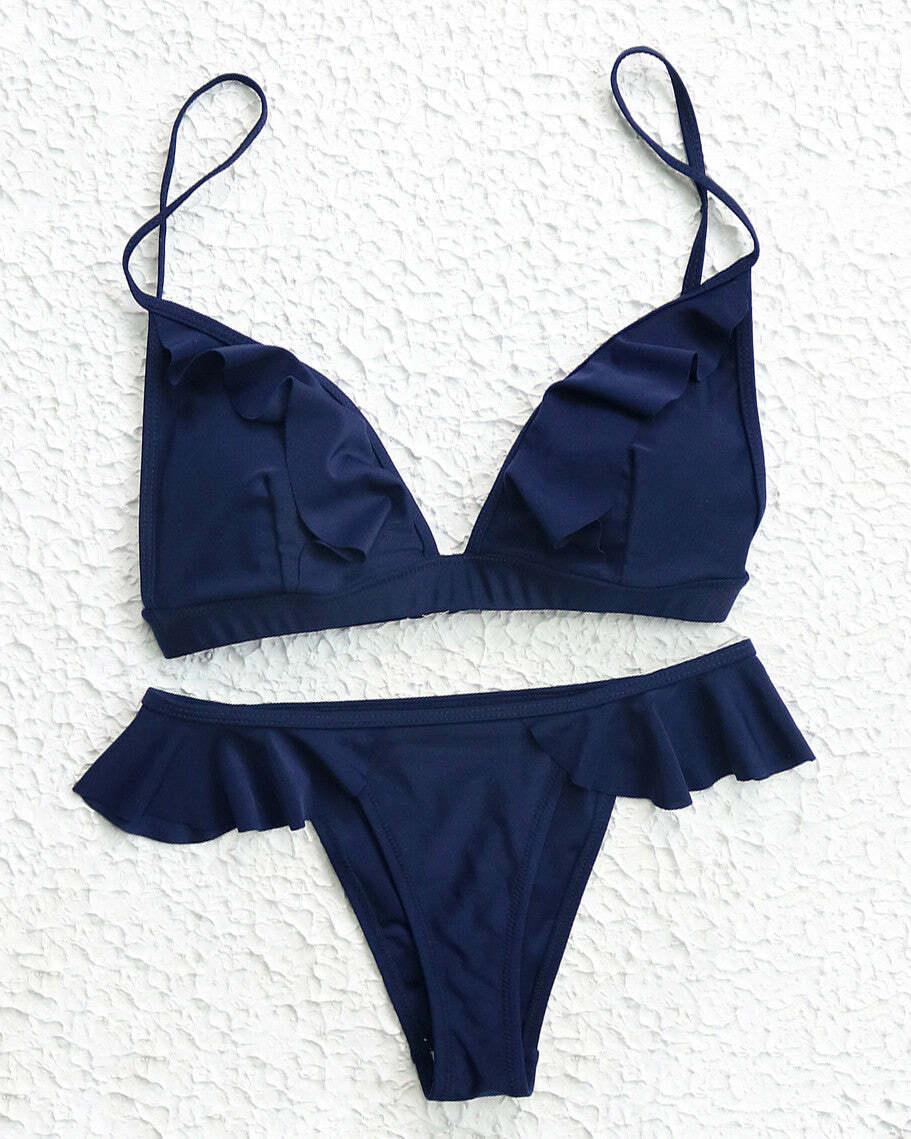 Ruffle Bikini Set: Trendy Swimwear for Summer Outfits & Beach Days