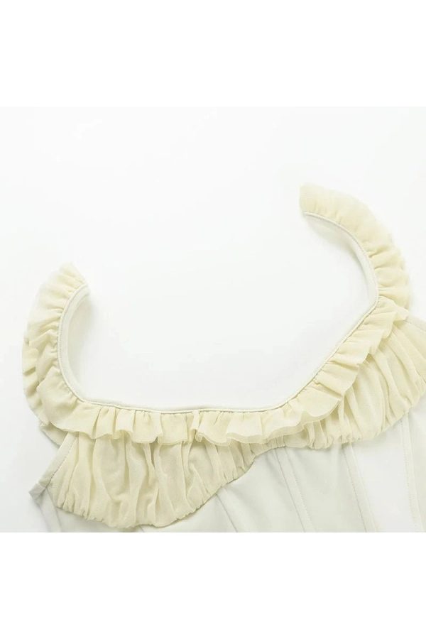 Ruffled Sweetheart Corset Top: Perfect for Spring Outfits & Date Nights