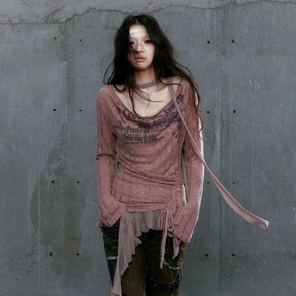 Rustic Dystopia Top: Trendy Outfit Ideas for Concerts, Casual