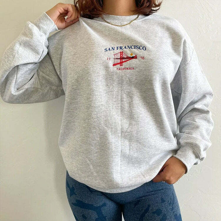 San Francisco Embroidery Sweatshirt: Trendy Outfit Ideas for Every Occasion