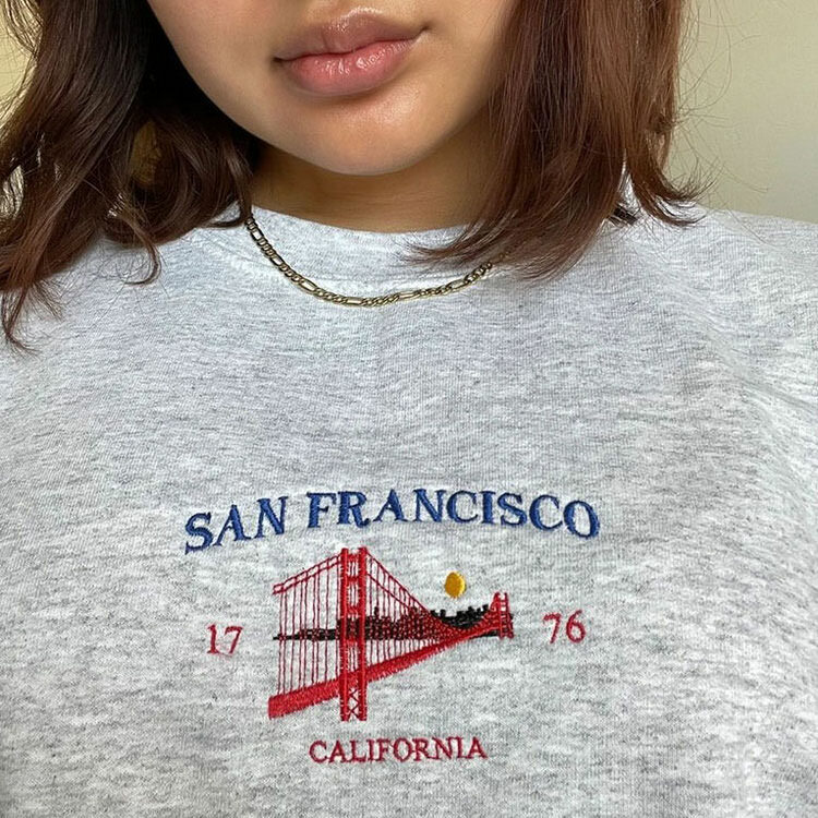 San Francisco Embroidery Sweatshirt: Trendy Outfit Ideas for Every Occasion