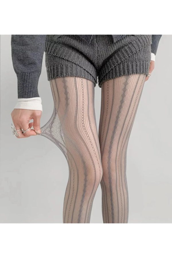 Scarlet Lace Patterned Tights for Stunning Outfits & Fashion Ideas