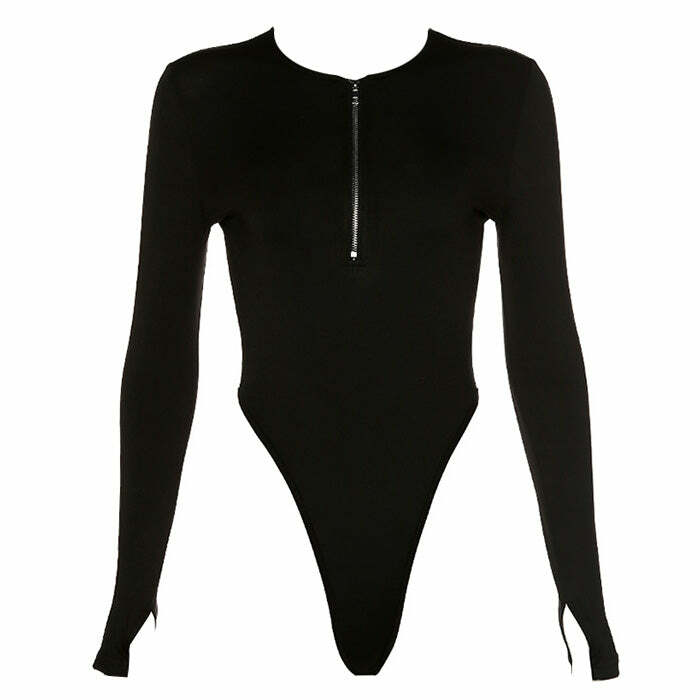 Secret Missions Zip Up Bodysuit: Trendy Outfit Ideas for Every Occasion