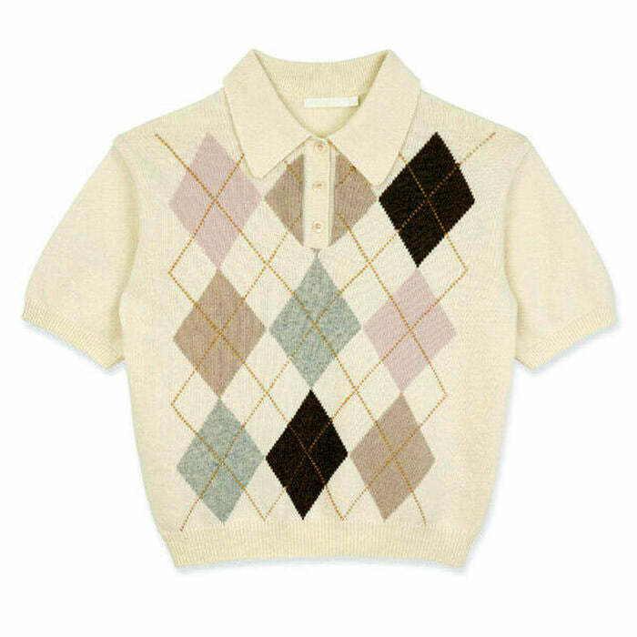 Self Made Argyle Collar Top: Trendy Outfit Ideas for Every Occasion