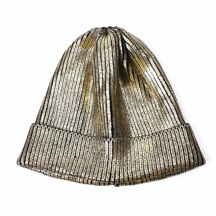 Sequined Disco Beanie: Perfect for Concert Outfits & Y2K Fashion Inspo