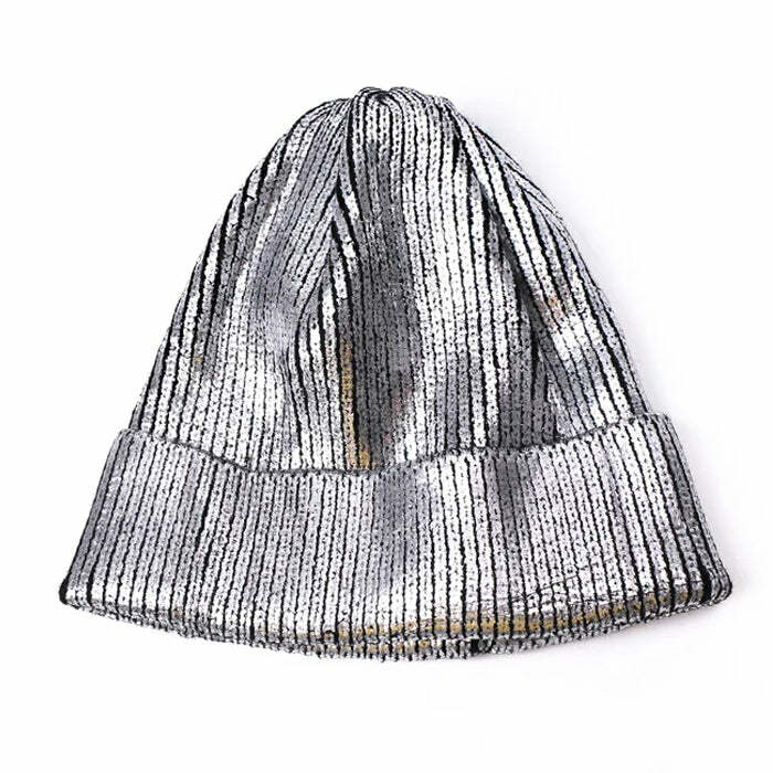 Sequined Disco Beanie: Perfect for Concert Outfits & Y2K Fashion Inspo