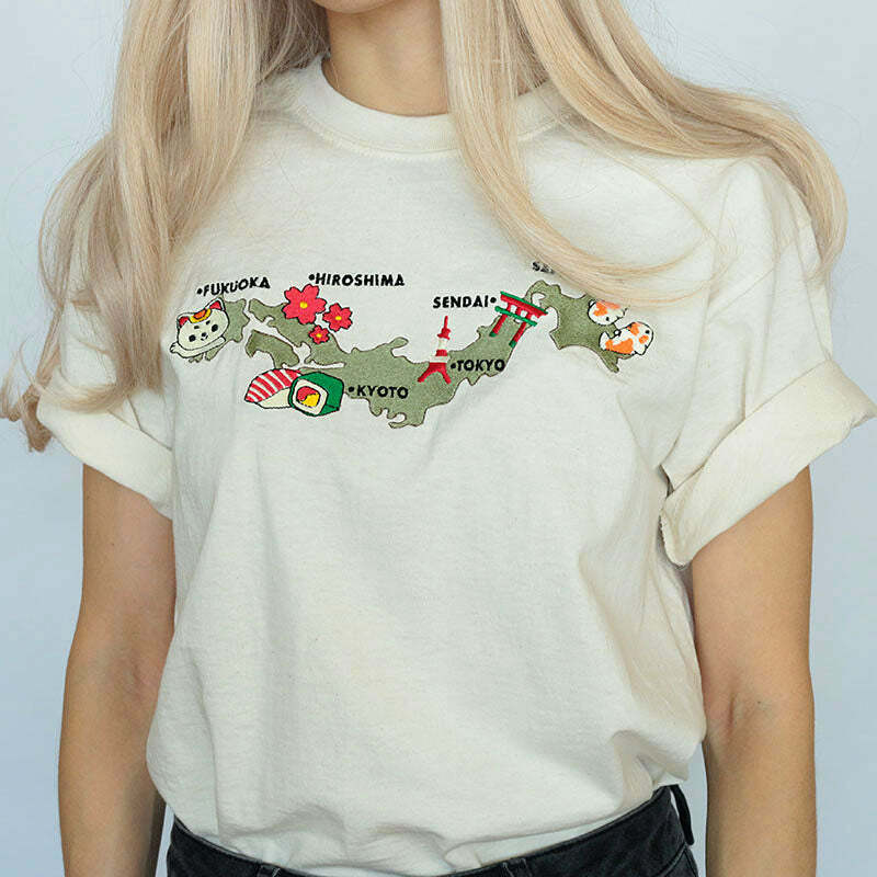 Show Me Japan Tee: Trendy Outfit Ideas for Concerts, Casual