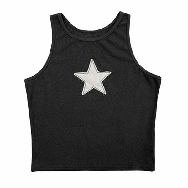 Skater Girl Star Tank Top: Trendy Outfit Ideas for Casual Spring Looks