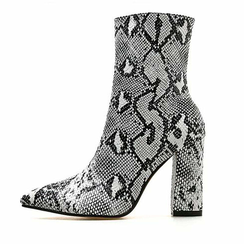 Snakeskin Ankle Boots: Perfect for Concert Outfits & Spring Fashion Ideas