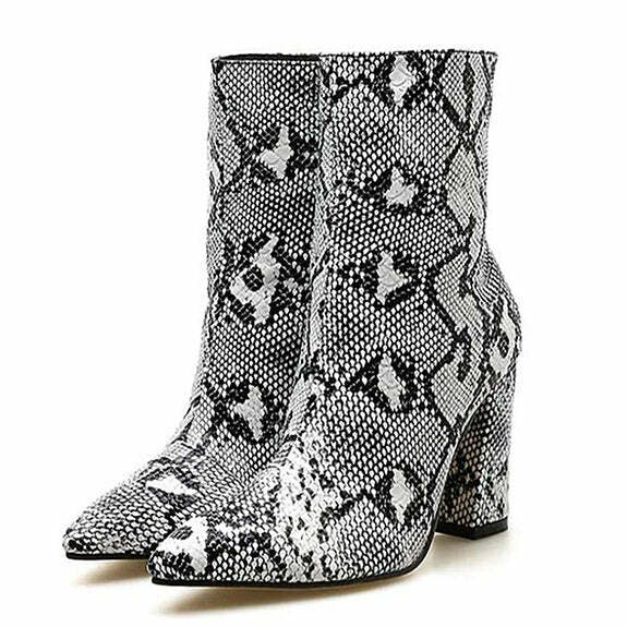 Snakeskin Ankle Boots: Perfect for Concert Outfits & Spring Fashion Ideas