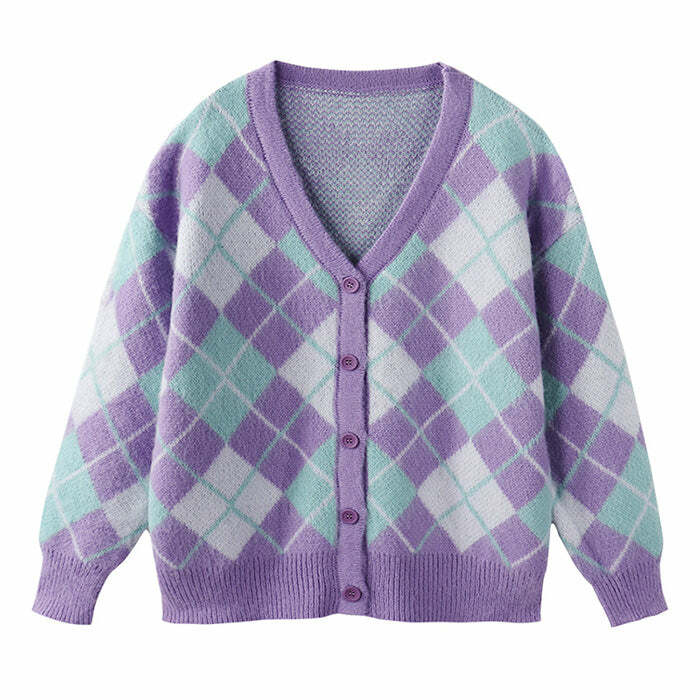 Soft Girl Argyle Cardigan: Trendy Outfit Ideas for Every Occasion