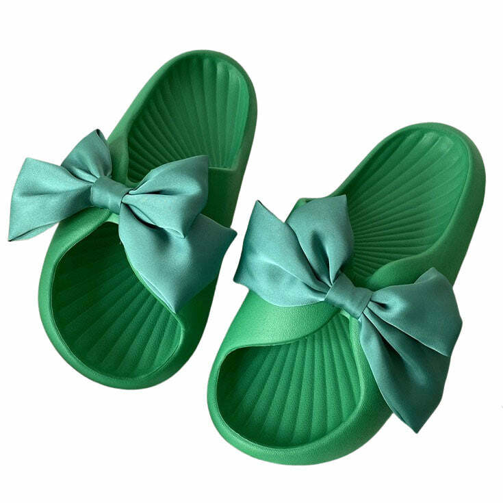 Soft Girl Bow Foam Slippers: Perfect for Casual Outfits & Spring Vibes