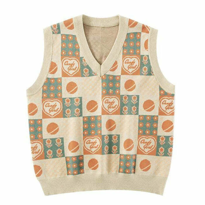 Soft Girl Patchwork Knit Vest: Trendy Outfit Ideas for Every Occasion