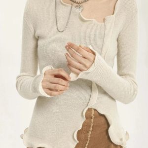 Soft Wave Ruffle Cardigan: Perfect for Spring Outfits & Casual Looks