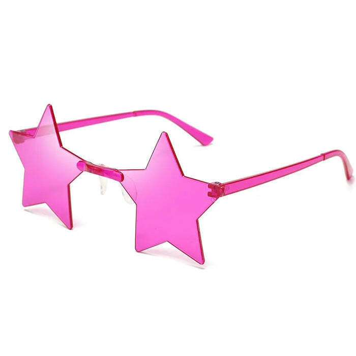 Star Girl Aesthetic Sunglasses: Perfect for Concerts, Spring Outfits