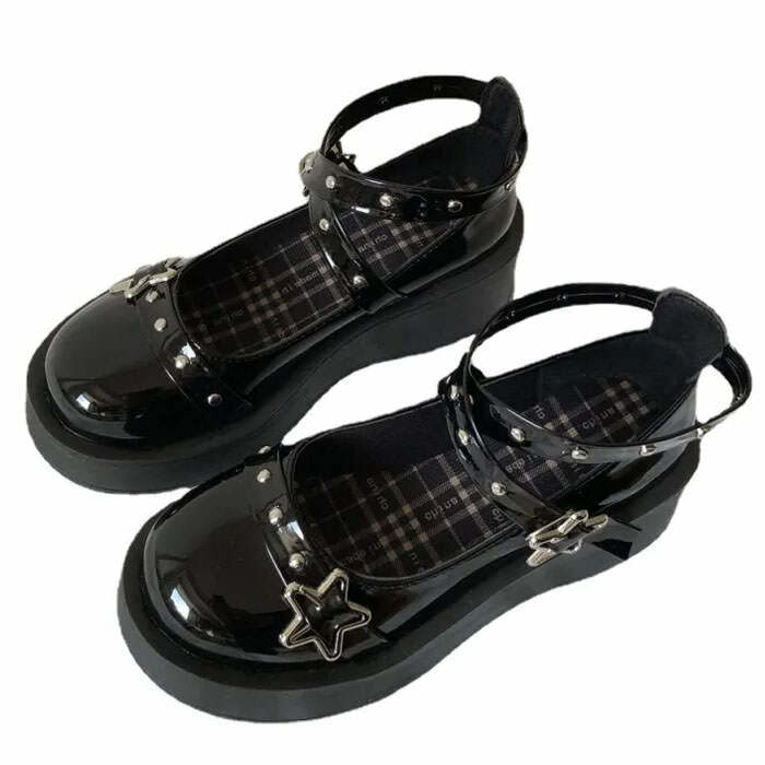 Star Girl Buckle Platform Sandals: Perfect for Spring Outfits & Concerts