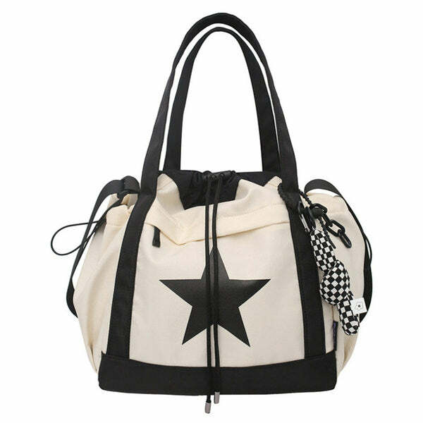 Star Girl Nylon Handbag - Cute 2000s Outfits, Y2K Fashion, Juicy Couture Style