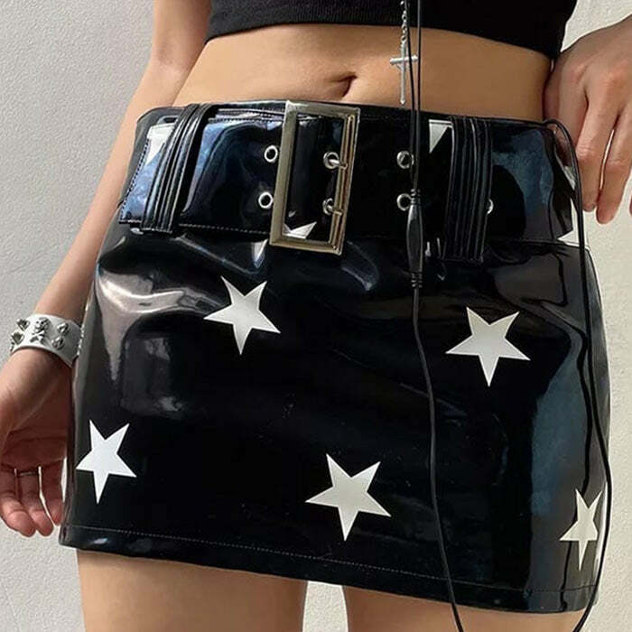 Star Leather Mini Skirt: Chic Outfit Ideas for Concerts & Night Out