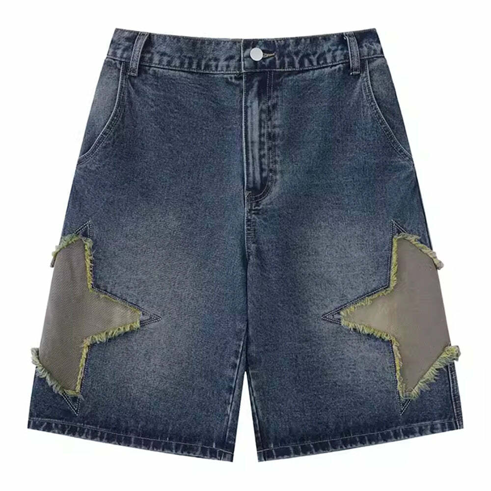 Star Patch Denim Shorts: Trendy Outfit Ideas for Spring & Summer Fun