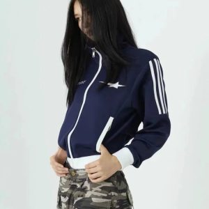 Star Striped Track Jacket: Trendy Outfit Ideas for Casual & Concert Looks