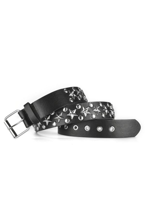 Star Studded Punk Belt: Elevate Your Outfit with Edgy Style Ideas