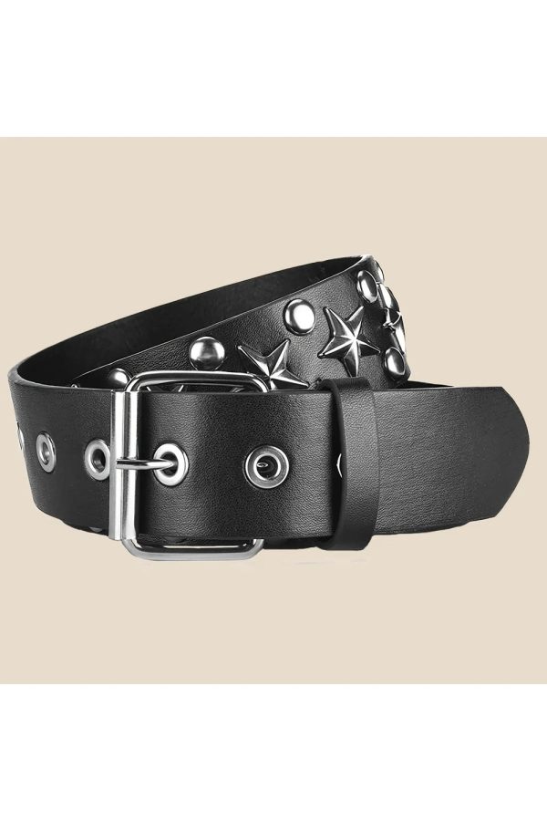 Star Studded Punk Belt: Elevate Your Outfit with Edgy Style Ideas