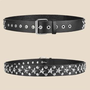 Star Studded Punk Belt: Elevate Your Outfit with Edgy Style Ideas