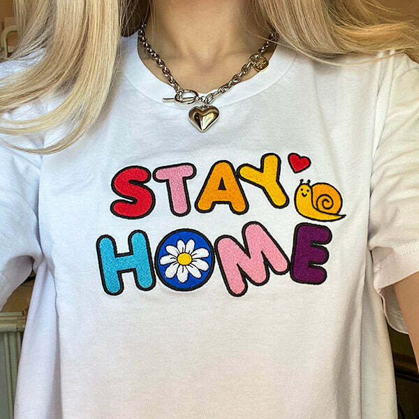 Stay Home T-Shirt: Casual Outfit Ideas for Comfort and Style