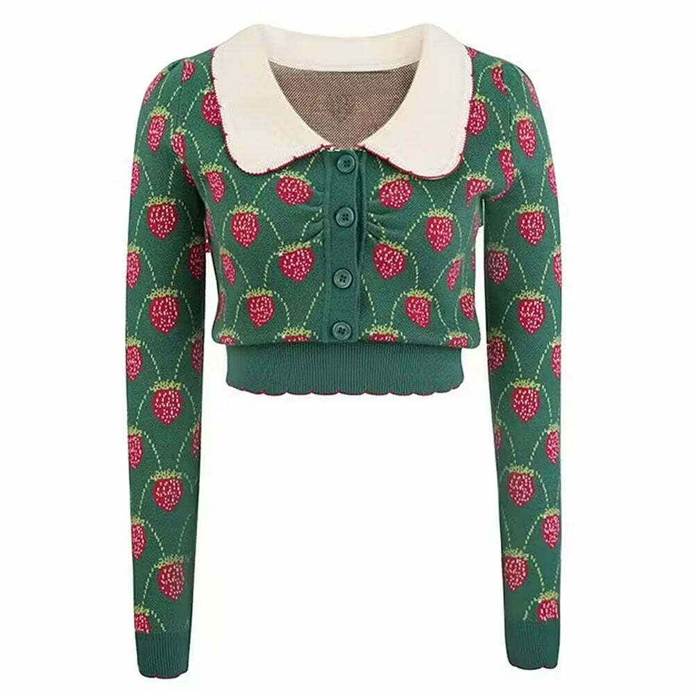 Strawberry Fields Knit Top: Perfect for Spring Outfits & Casual Looks