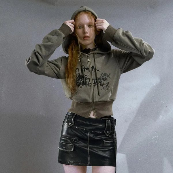 Street Edge Hoodie - Y2K Fashion, Cute 2000s Outfits, McBling Style