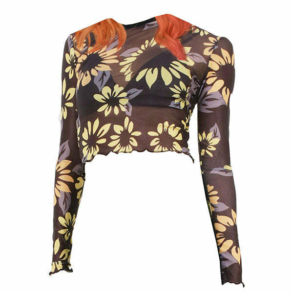 Sunflower Mesh Top: Trendy Outfit Ideas for Spring & Concerts