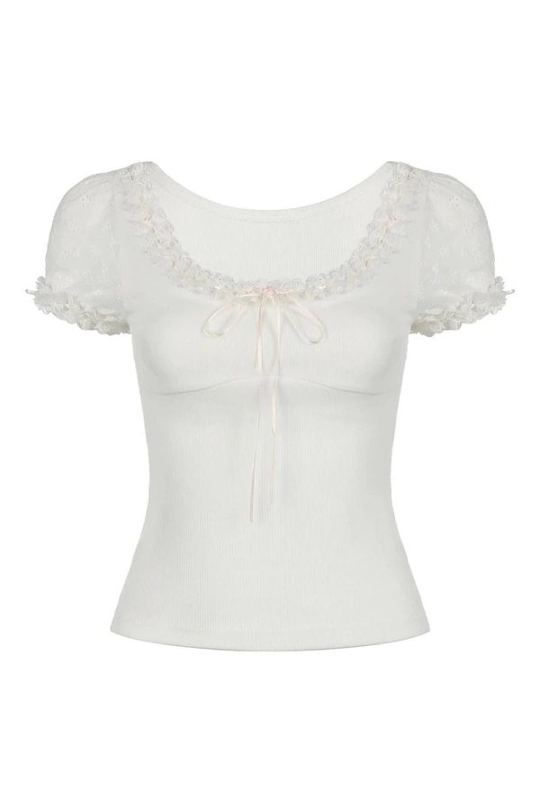 Sweet Lace Bow Top: Perfect for Spring Outfits & Date Night Outfit Ideas