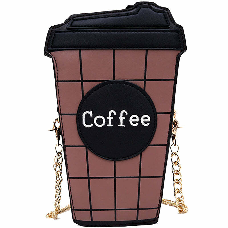 Takeaway Coffee Clutch - Cute 2000s Outfits, Y2k Fashion, Flair Jeans